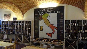 イタリア各地のワイン生産地のマップ