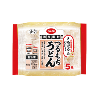 北海道産小麦きたほなみ100％使用 つるもちうどん