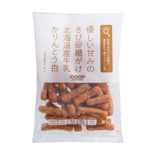コープの牛乳かりんとう白