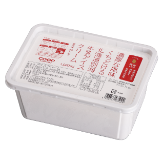 コープ黄金そだちの別海牛乳アイスクリーム