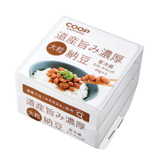 コープの道産旨み濃厚納豆大粒