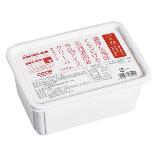 コープ 別海牛乳アイスクリーム 1000ml