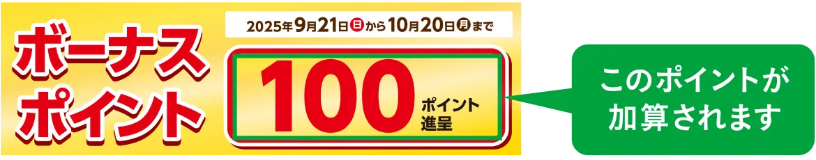 ボーナスポイントの説明画像